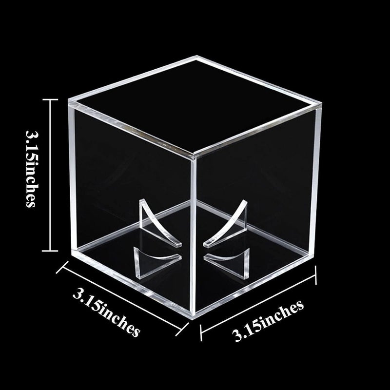 Danodoi 12 Pack Baseball Display Case UV Protected Acrylic Clear Baseball Holder Square Cube Ball Protector Memorabilia Autograph Display Box for Official Size Baseball - Image 2